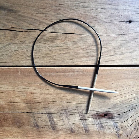 Lykke Wood Circular Needles - Driftwood - 80cm